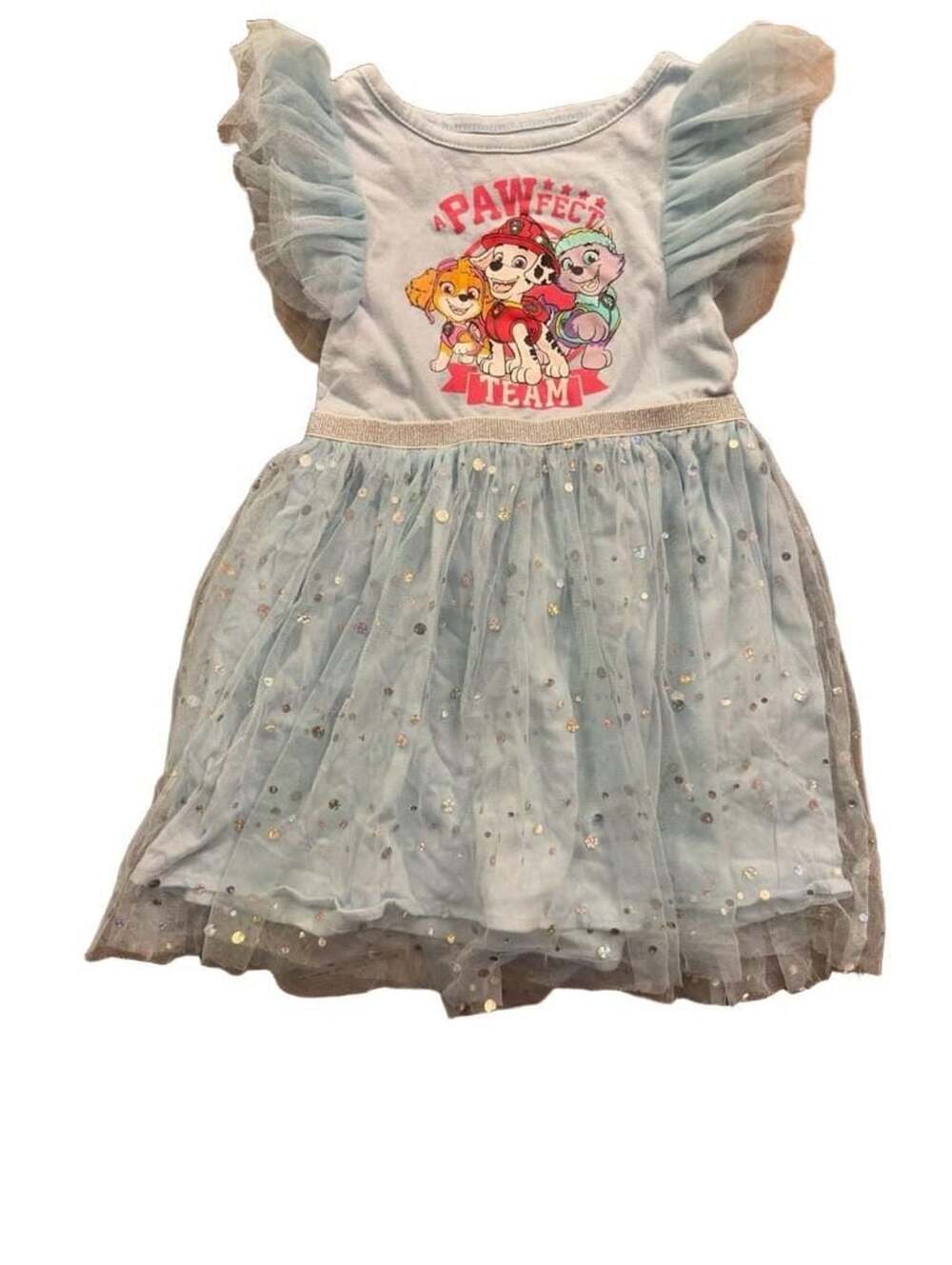 Nickelodeon Paw Patrol Tutu Dress Size 4T Blue